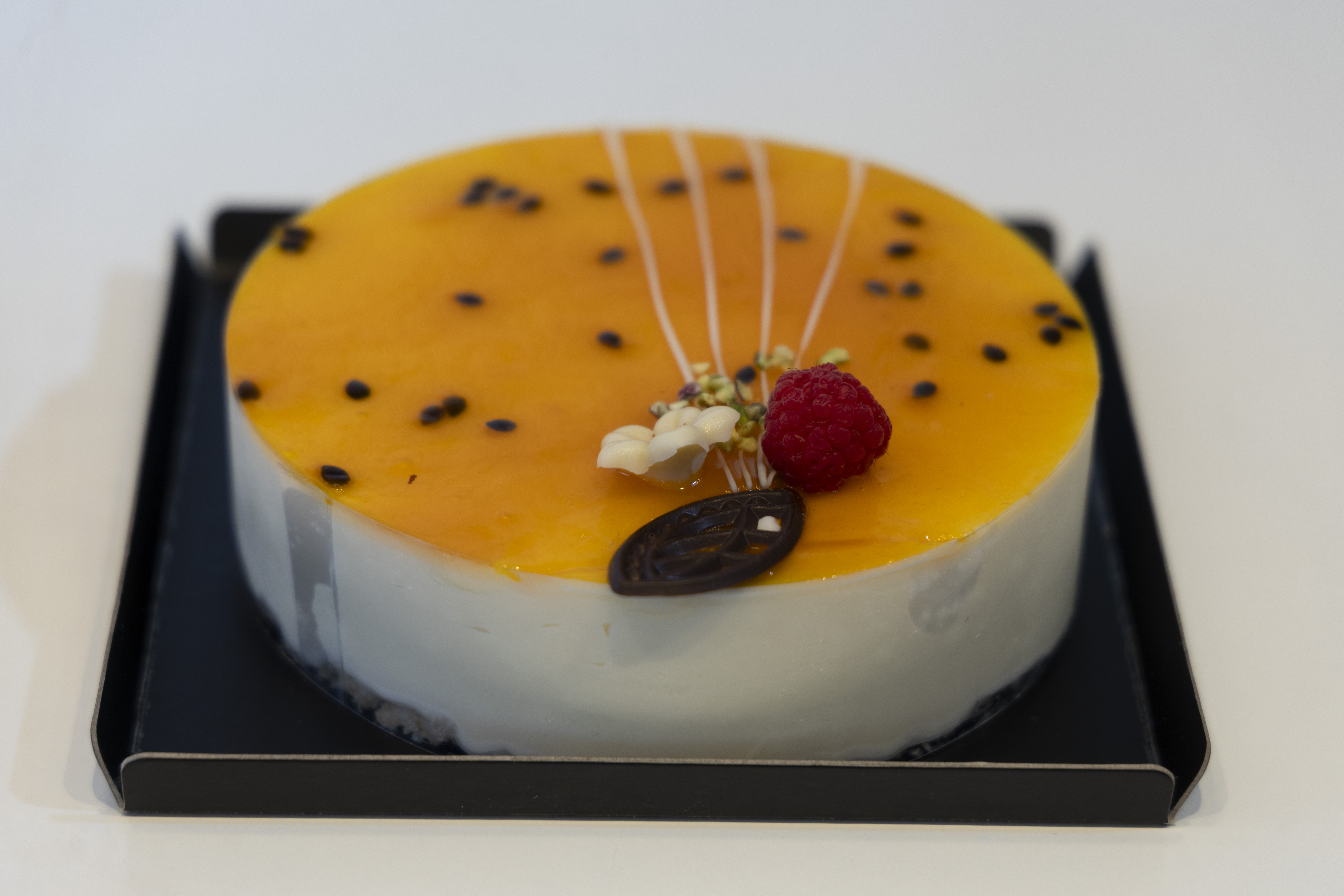 Tarta mousse de maracuyá